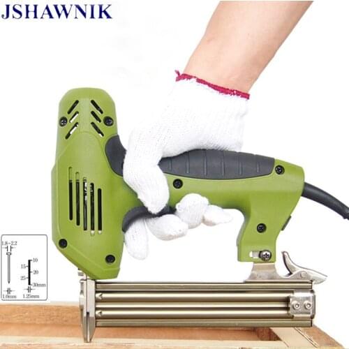 220V 1800W Electric Stapler Gun Nail Gun Nailer Tools Framing tacker Electric Power Tools only for straigt nails with 200 nails