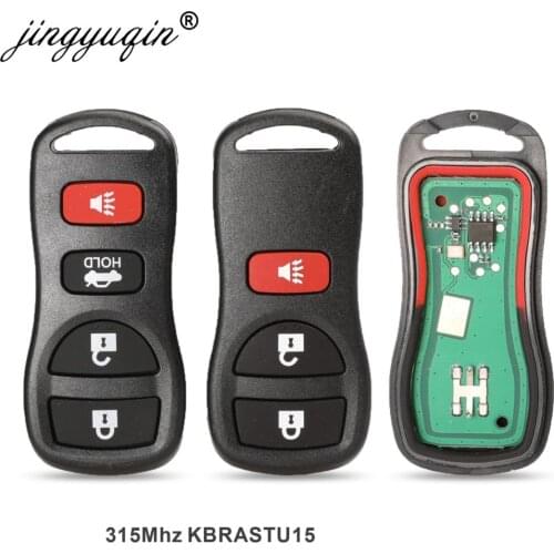 Jingyuqin 10X 3BTN 315Mhz Remote key Fob For Nissan Armada Frontier Murano Pathfinder Quest Titan Xterra 2002-2007 Original keys