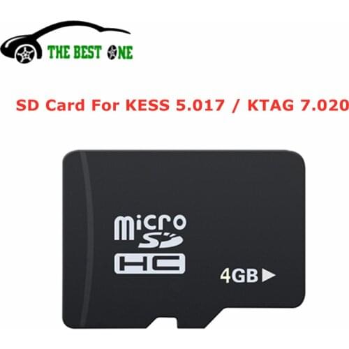 KESS V5.017 SD Card KTAG V7.020 Files Contents 4GB SD Card Replacement For Defective KESS 5.017 K-TAG 7.020 Free Shipping