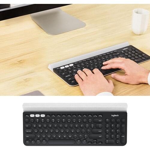Logitech K780 Multi-Device Wireless Keyboard Bluetooth USB Dual Mode Full Size Mute Keyboard For PC Laptop Phone Tablet