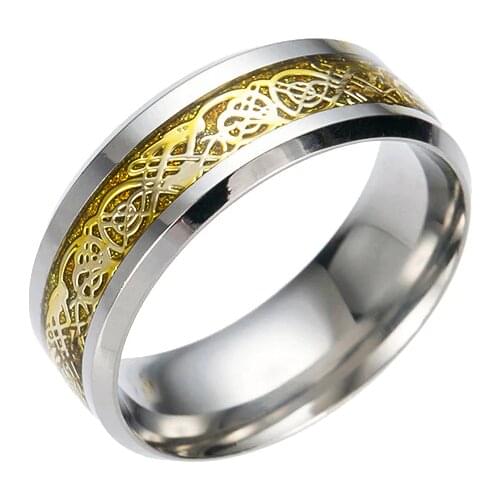 Stainless steel viking amulet ring