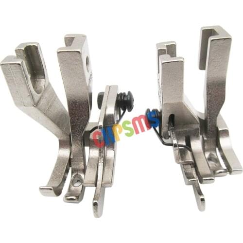 #KP-19034+KP-19035 2SET TOP STITCHING WALKING FEET WITH LEFT AND RIGHT GUIDE FIT FOR Consew 205RB / Brother B797 /JUKI 1181