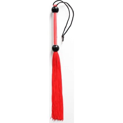 Red Silicone PU Leather Sex Whip Aids Spanking BDSM Bondage Paddle Slave Flogger Sex Toys For Couple Adult Games Sex Products