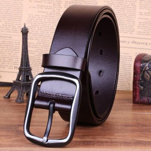 New Mens fashion belt brand genuine leather men belt buckle casual high quality ceintures homme