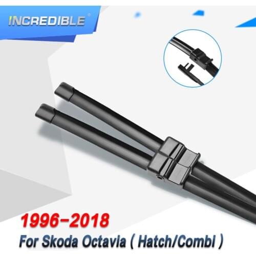 INCREDIBLE Windscreen Wiper Blades for Skoda Octavia Combi Hatchback Mk1 Mk2 Mk3 Fit Hook / Side Pin / Push Button Arms