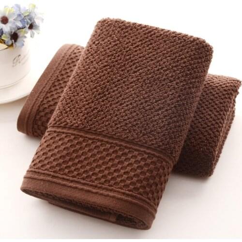 New 100% Cotton Men Honeycomb Face Hand Towel Absorbent Soft Comfortable Gym Sports Towels 32*72cm Bathroom 2pcs/set