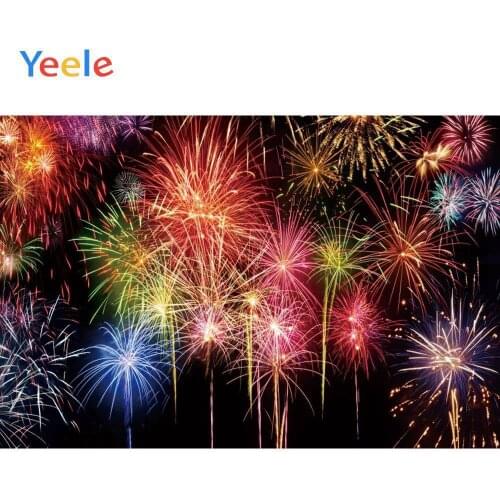 Yeele New Year Rave Party Portrait Bokeh Fireworks Photography Backdrops Personalized Photographic Backgrounds For Photo Studio