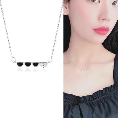 New Tiny Chain Necklaces for Girls Chic CZ Pendants Necklaces Womens Statement Initial Jewelry Gifts collares de moda 2019 CN65