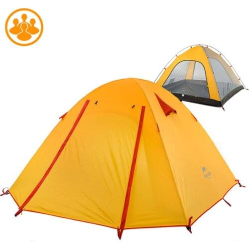 Ultralight Portable 3 Season 4 Person Large Hiking Camping Tent Nylon Waterproof Travelling Tents Shelter Camping Equipment