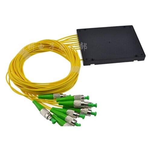 PLC1X8 fiber splitter FC/APC PLC Splitter Module SM 1.5M ABS BOX (50;50)