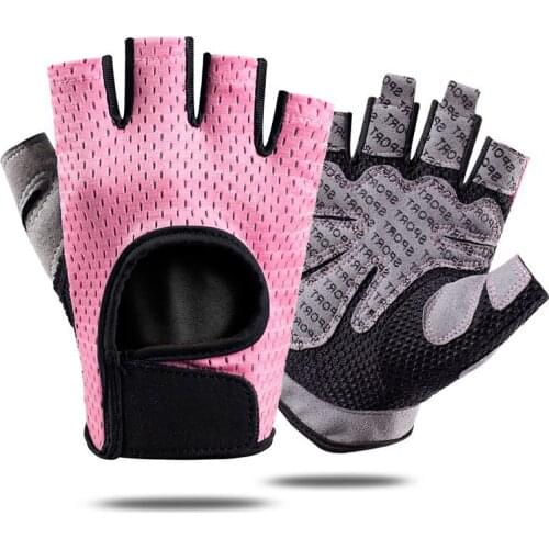 Professional Fitness Gloves Non-Slip Yoga Exercise Half Finger Men Women Power Weight Lifting Hand Protector Cycling Accessory