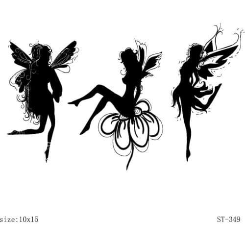 AZSG Dancing Flower Fairy Clear Stamps For DIY Scrapbooking Decorative Card making Craft Fun Decoration Supplies 10x15cm