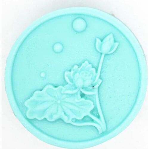 Lotus flower chocolate ice cream, ice cream, handmade soap silicone mould mousse pudding