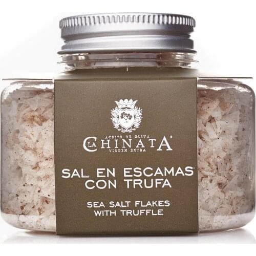 Salt in flakes with truffle