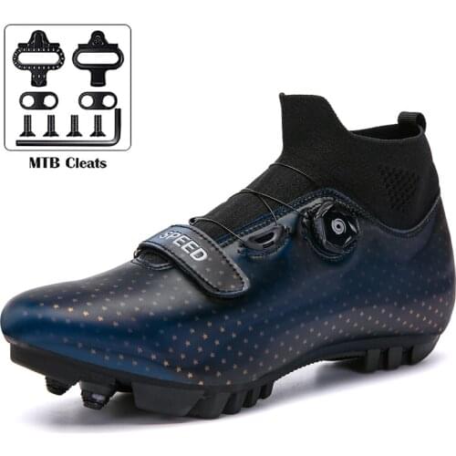 Ultralight High-top MTB Cycling Shoes Winter Men Road Bike Sneakers Sapatilha Ciclismo Non-slip Self-Locking bicycle Shoes 36-47