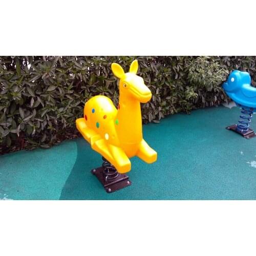 Heavy Duty Anti-rust Spring Ride Children Outdoor Rocking Horse HZ-073b Fast Delivery