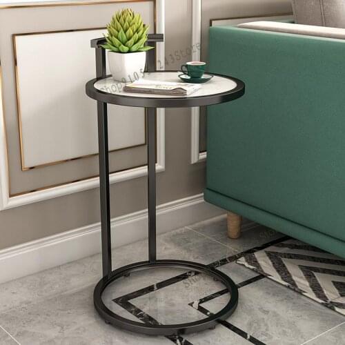 Light Luxury Sofa Side A Few Corners Simple Household Small Table Coffee Table Modern Minimalist Marble Side Table Sofa Side Cab