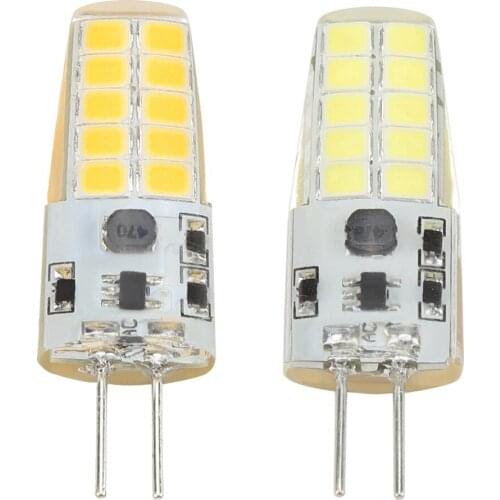 LED Bulb G4 Crystal 3W G4 COB Corn Silicone Lamp Light SMD2835 AC/DC12V LED Corn Lamp