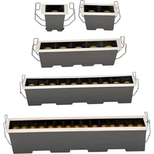 LED Downlight 2W/4W/10W/20W/30W Spot Light Indoor Recessed Lighting Linear bar Laser Blade Ceiling Line Lamp