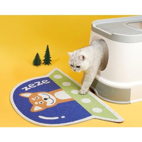Pet Supplies Multifunctional Anti-splashing Non-slip Cat Litter Box Mat Rubbing Blanket Puppy Grinding Claw Board Dog Accessorie