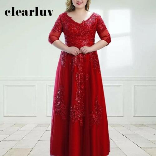 V-Neck Formal Evening Dress DR1085 Shining Sequined Vestidos De Fiesta Appliques Women Party Dresses Embroidery Elegant Gowns