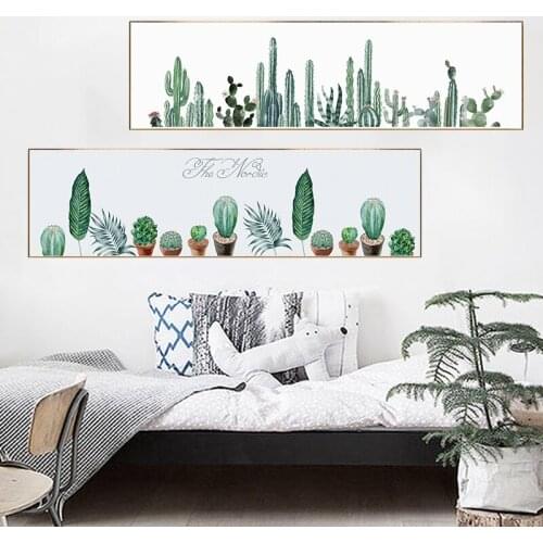 Vintage Posters and Prints Monstera Home Decoration for Living Room Cactus Hallway Wall Art Picture Modern Canvas Painting