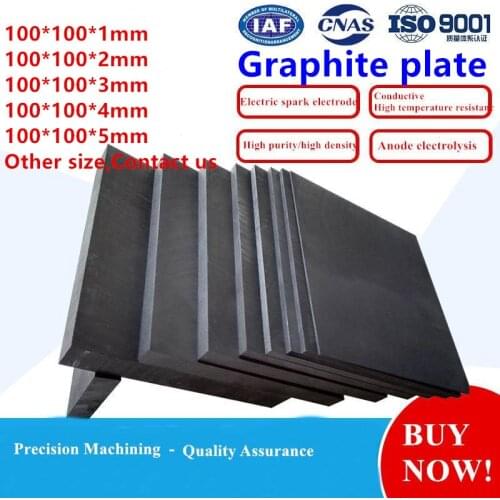 High pure carbon graphite plate sheet anode plate Fuel cell bipolar plate
