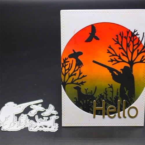 YINISE SCRAPBOOK Metal Cutting Dies For Scrapbooking Stencils HUNT DIY Album Paper Cards Decoration Embossing Folder Die CUT