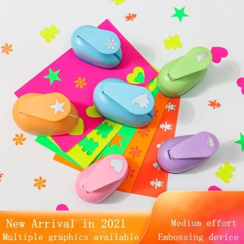 Yisuremia Scrapbook Punches Handmade Cutter Card Craft Calico Printing DIY Flower Paper Craft Punch Hole Puncher Shape Stationer