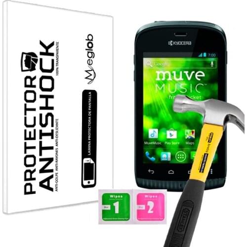 Protector de Pantalla Anti-Shock Anti-Golpe Anti-arañazos Compatible con Kyocera Hydro Plus