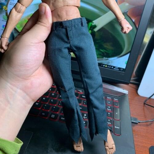 1/6 Male Clothes Obsolescence Battle Damage Suit Pants Trousers For 12" Male Dolls