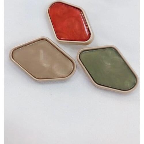 1lot=5pcs fashion golden irregular button clothes High-grade metal Diamonds buttons Sewing Handwork accessories