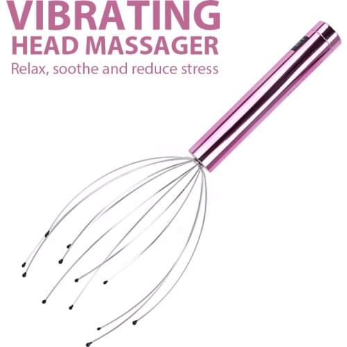 Electric Head Massager Scalp Massage Octopus Head Stress Relax Relief Pain Head massager Care Tool Electric Scalp massager