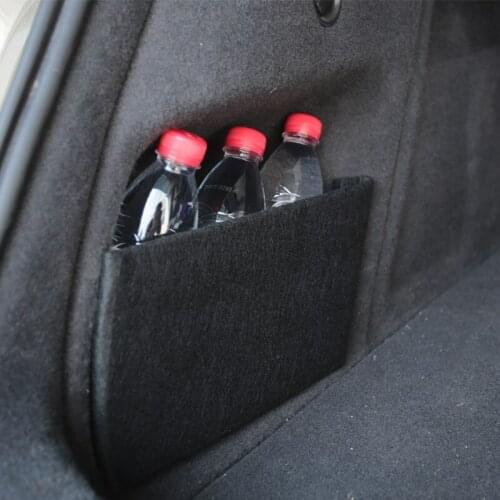 1Pc Car Trunk Storage Baffle Partition Tailgate Side Baffle for Audi Q3 8U 2012 -2016 Auto Decal Interior Accessories Goods