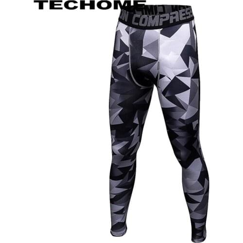 2017 Brand Clothing Camouflage Pants Men Fitness Mens Joggers Compression Pants Male Trousers Bodybuilding Tights Leggings
