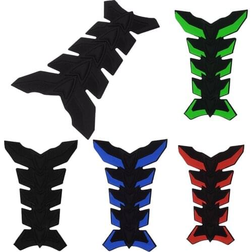 3D Fish Bone Stickers for Motorcycle Gas Fuel Tank Decor Decals Car Motorbike Oil Tank Stickers Car-Styling Exterior Accessories