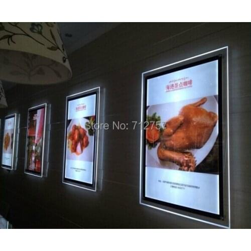 Led menu board/menu light box/restaurant light box signs