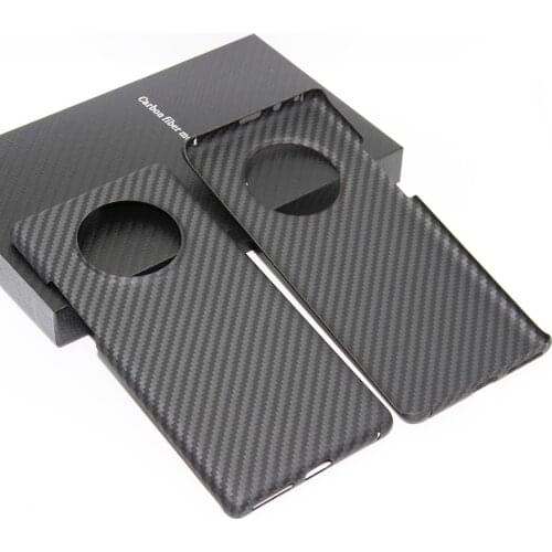 CF Skin Carbon fiber phone case For HUAWEI Mate40 Pro+ Mate40E Glass versi Fully enclosed protective shell Aramid fiber material