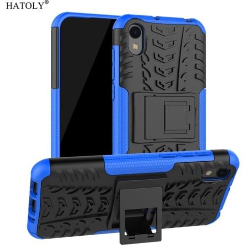 For Cover Huawei Honor 8S Case Anti-knock Heavy Duty Hard Armor Stand Cover for Honor 8S Silicone Phone Bumper Case For Honor 8S