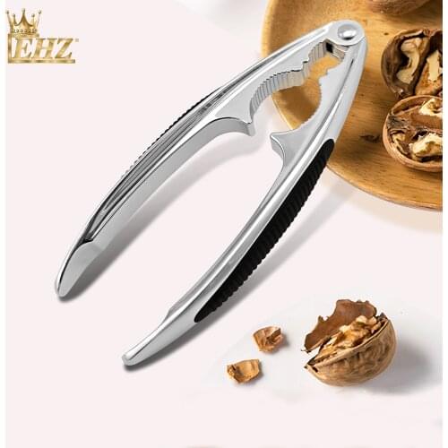 EHZ Walnut Pliers Nut Chestnut Open Zinc Alloy Heavy Professional Hard-Core Shell Seafood Pliers Non-Slip Handle Kitchen Tool
