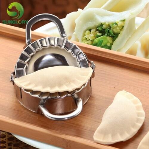 Stainless Steel Dumpling Mold 7.5CM Dough Press Dumpling Maker Pie Ravioli Mould Pastry Chinese Food Jiaozi Maker Kitchen Tools