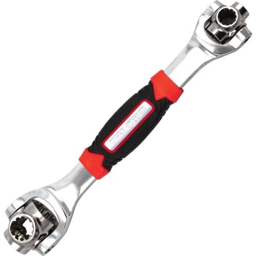 Wrench 48 in 1 Tools Works with Spline Bolts 360 Degree Rotate Universial Furniture Car Bicycle Bike Repair Household Tool