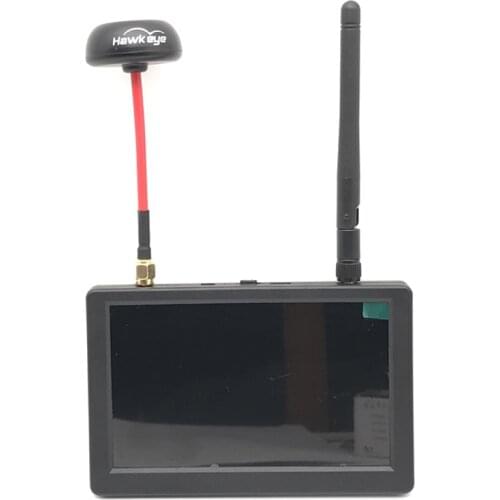 Hawkeye Little Pilot 5 inch 800x480 FPV Monitor High Brightness 5.8G 48CH Dual Receiver for RC FPV Drone Racing part