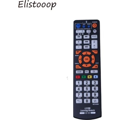 Elistooop Smart L336 IR Remote Control With Learning Function Copy for TV CBL DVD SAT STB DVB HIFI TV BOX VCR STR-T