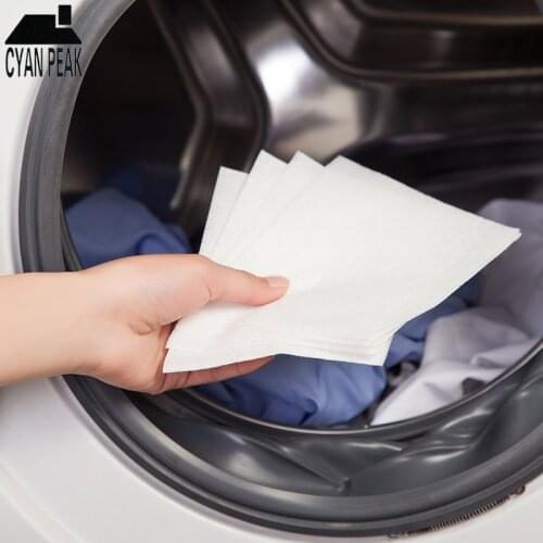 Washing Machine Use Mixed Dyeing Proof Color Dyeing Cloth Absorption Sheet Anti Dyed Cloth Laundry Papers Color Cleaning Tools