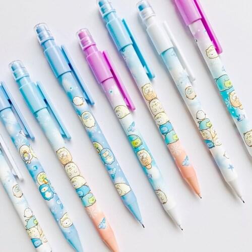 4 pcs/1 lot Kawaii Cute dumplings Mechanical Pencils School Office Supply Student Stationery Kids Gift Automatic Pencil