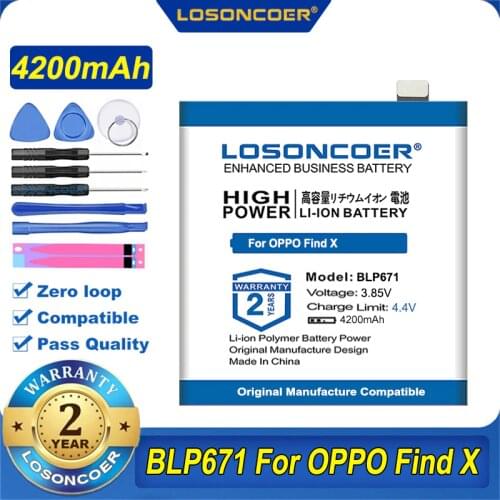 LOSONCOER Oppo Find X Phone Batteries