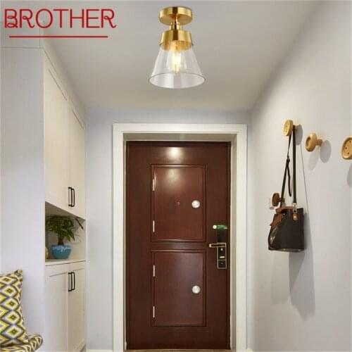 BROTHER Copper Ceiling Lights Modern Aisle Lights Home Creative Decoration Suitable For Home