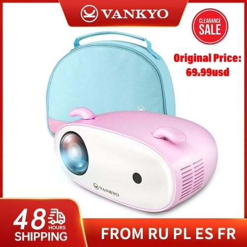 VANKYO S240 Mini Projector Support 1080P 300" Display Portable Projector Video Home Theater Cute Smart Children Beamer Kid Adult