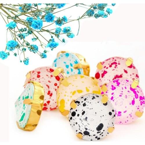 New Glass Garment Claw Flat Back Rhinestones Strass Crystals Round Shape Diamond for Clothing Wedding Decorations10/12mm